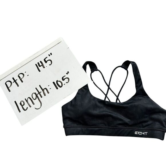 Echt Leopard Print Strappy Sports Bra - Picture 3 of 6